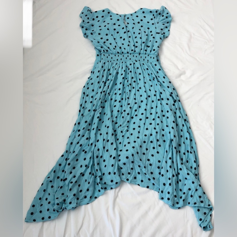 blue polka dot dress - Picture 4 of 5